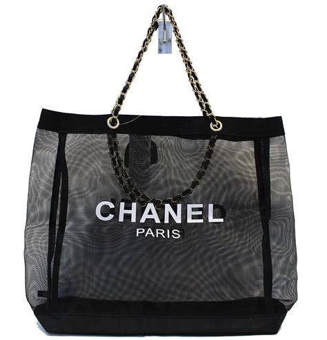 chanel beach tote bag